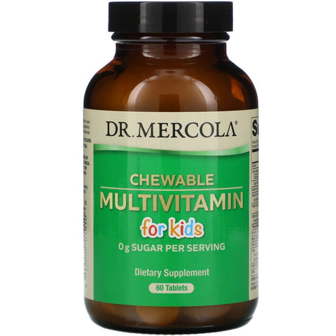 Children's Multivitamin Fruit Flavored Chewables (60 Tablets) - Dr. Mercola - Topvitamine