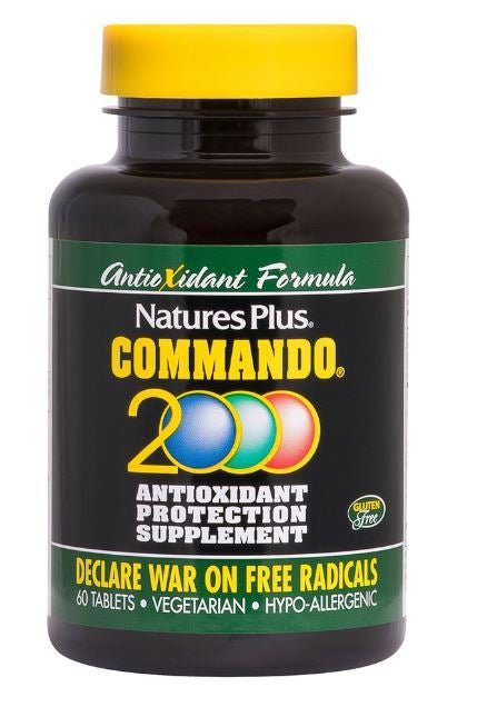 Commando 2000 Antioxidant Protection (90 Tablets) - Nature's Plus - Topvitamine