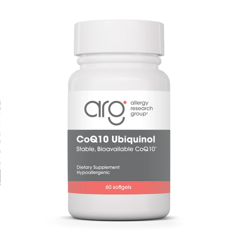 CoQ10 Ubiquinol Stable, Bioavailable CoQ10 (60 Softgels) - Allergy Research Group - Topvitamine