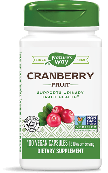 Cranberry Fruit 465 mg (180 Vegetarian Capsules) - Nature's Way - Topvitamine