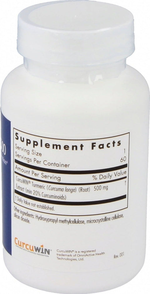 CurcuWin 500 60 Vegetarian Capsules - Allergy Research Group - Topvitamine