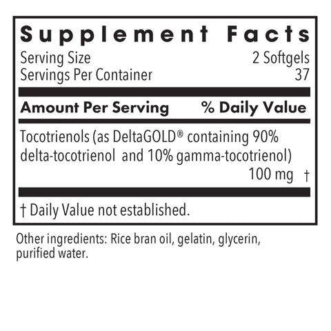 Delta - Fraction Tocotrienols 50 mg - Allergy Research Group - Topvitamine