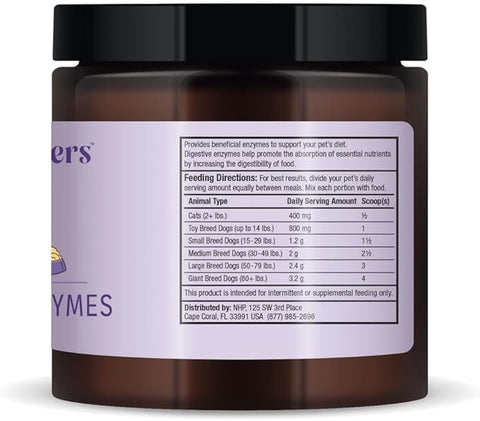 Digestive Enzymes for Pets (120 g) - Dr. Mercola - Topvitamine
