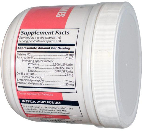 Digestive Enzymes for Pets (120 g) - Dr. Mercola - Topvitamine