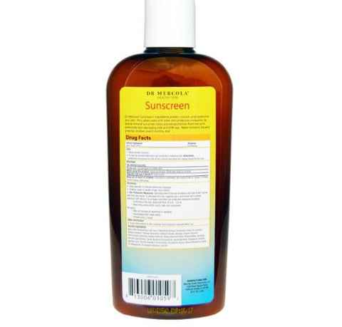 Dr. Mercola, Natural Sunscreen, with Green Tea, SPF 30, 8 fl oz (236 ml) - Topvitamine