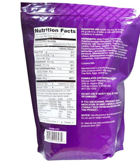 Dr. Mercola, Pure Power Protein, Vanilla Flavor, 31 oz (880 g) - Topvitamine