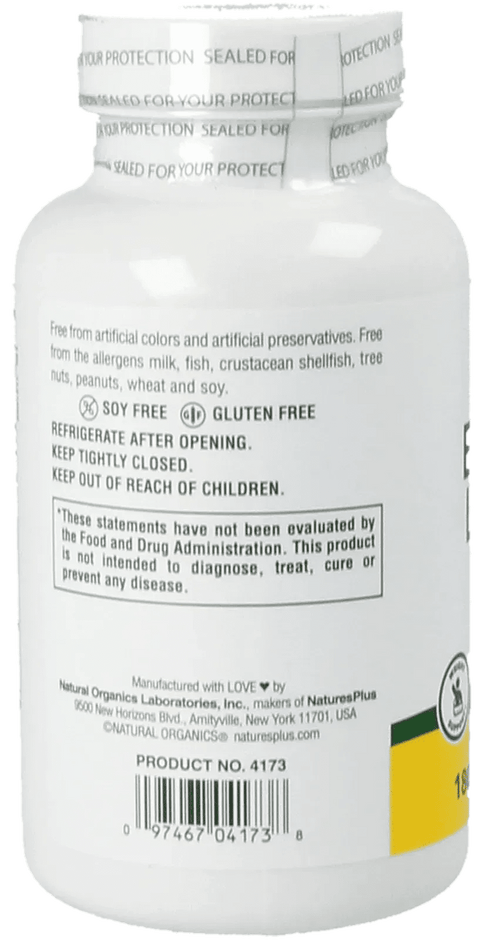 Egg Yolk Lecithin, 600 mg (180 Veggie Caps) - Nature's Plus - Topvitamine