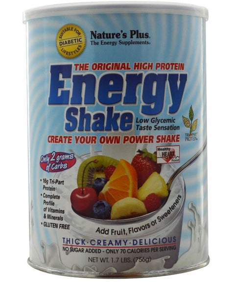 Energy Shake - The Original High Protein (756 grams) - Nature's Plus - Topvitamine