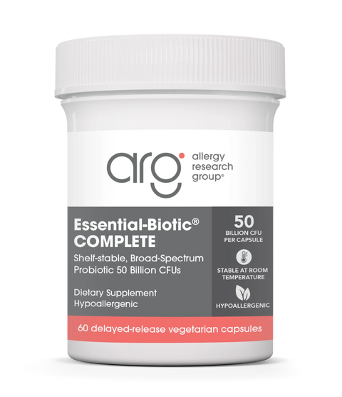 Essential - Biotic Complete 50 Billion CFU's 60 Delayed - Release Vegetarian Capsules - Allergy Research Group - Topvitamine