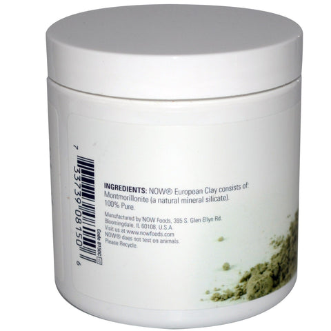 European Clay Powder (170 gram) - Now Foods - Topvitamine