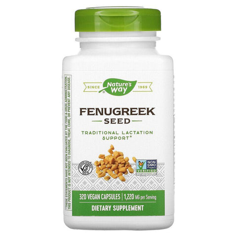 Fenugreek Seed 610 mg (320 Vegan Capsules) - Nature's Way - Topvitamine