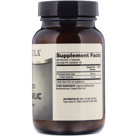 Fermented Black Garlic (60 capsules) - Dr Mercola - Topvitamine