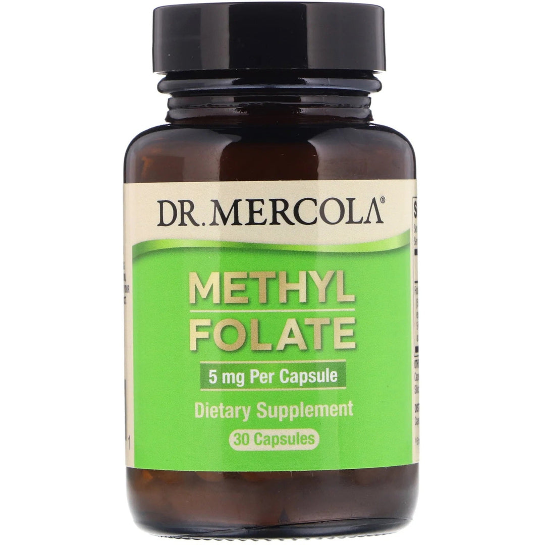 Folate 5 mg 30 Capsules - Dr. Mercola – Topvitamine