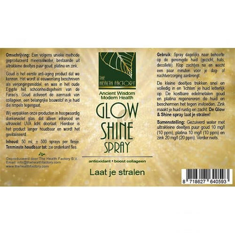 Glow & Shine Spray (50 ml) - The Health Factory - Topvitamine