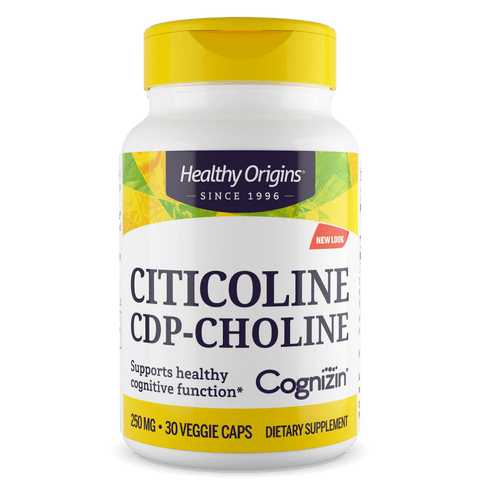 Healthy Origins, Cognizin Citicoline 250 mg, 60 Capsules - Topvitamine