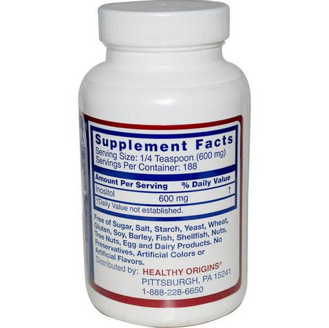Healthy Origins, Inositol Powder, 4 oz (113 g) - Topvitamine