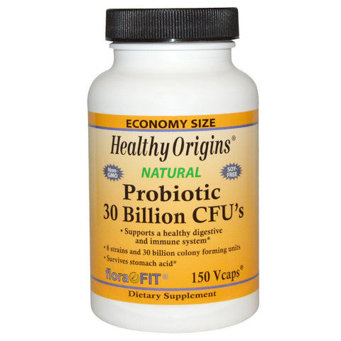 Healthy Origins, Probiotic, 30 Billion CFU's, 150 Vcaps - Topvitamine