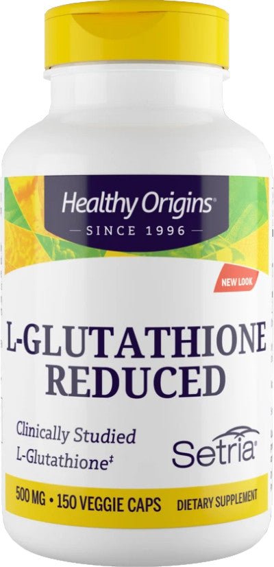 Healthy Origins, Setria, L - Glutathione Reduced, 500 mg, 60 Capsules - Topvitamine
