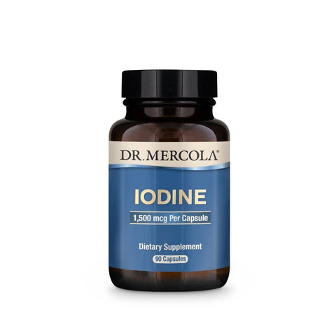 Iodine 1500 mcg (90 Capsules) - Dr. Mercola - Topvitamine