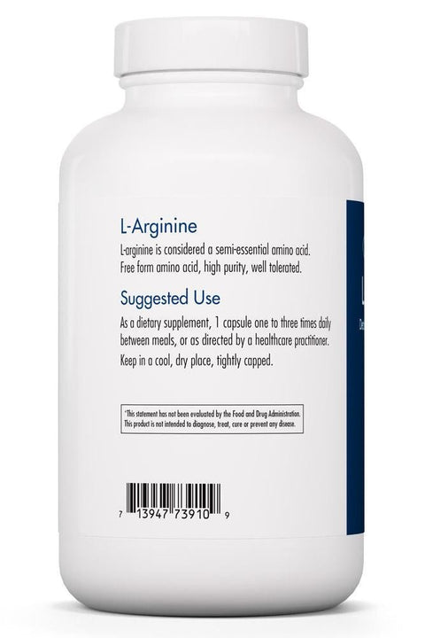L - Arginine 250 Veggie Caps - Allergy Research Group - Topvitamine