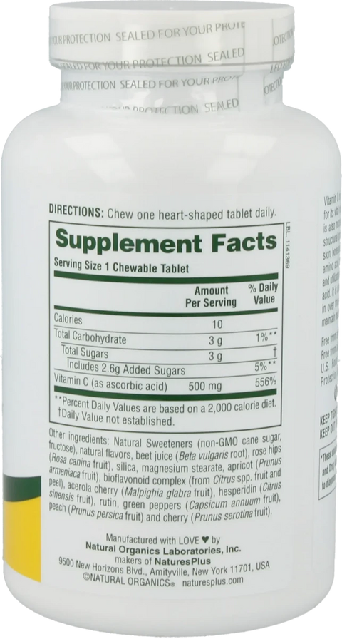Lovites® Vitamin C - 90 chewables - Nature's Plus - Topvitamine
