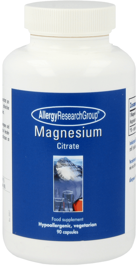 Magnesium Citrate (90 capsules) - Allergy Research Group - Topvitamine