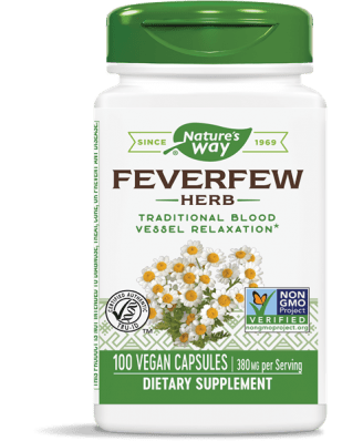 Moederkruid Bladeren, 380 mg (180 Capsules) - Nature's Way - Topvitamine