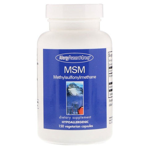MSM Methylsulfonylmethane 150 Vegetarian Capsules - Allergy Research Group - Topvitamine