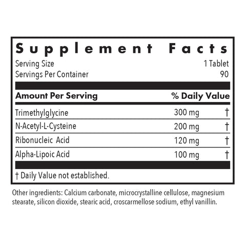 NAC Enhanced - 90 tablets - Allergy Research Group - Topvitamine