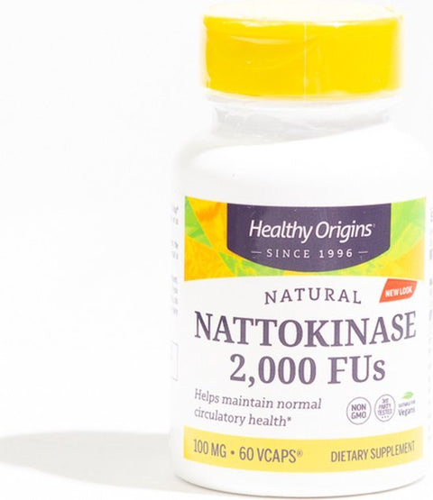 Nattokinase 2000 FU's 100 mg (60 capsules) - Nature's Plus - Topvitamine