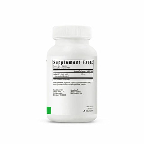 Ox Bile 125 mg (120 capsules) - Seeking Health - Topvitamine