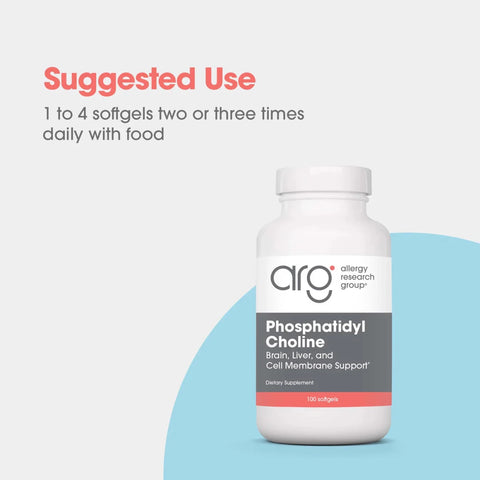 Phosphatidyl Choline - 100 softgels Allergy Research Group - Topvitamine