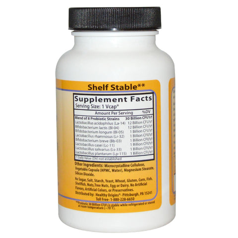 Probiotic 30 Billion CFU's (150 Vcaps) - Healthy Origins - Topvitamine