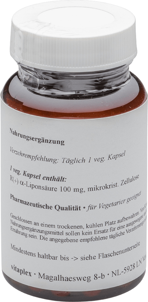 R(+) Alpha - Lipoic Acid 100 mg (60 vegetarian capsules) - Vitaplex - Topvitamine