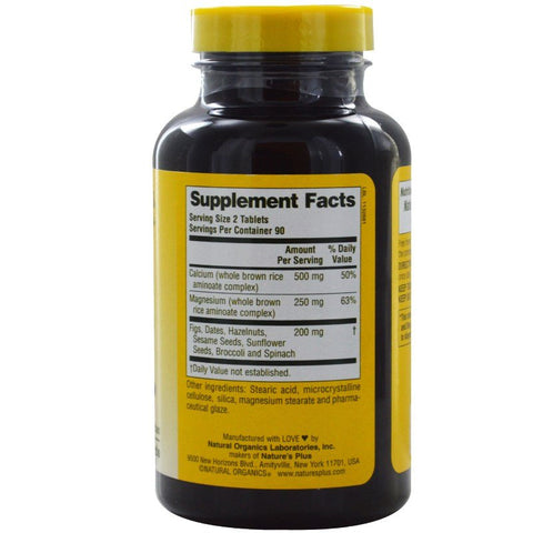 Source of Life, Cal/Mag (180 Tablets) - Nature's Plus - Topvitamine