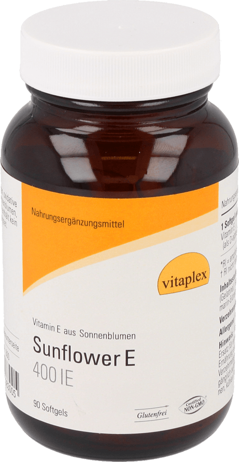 Sunflower E, 400 IE (90 Softgels ) - Vitaplex - Topvitamine
