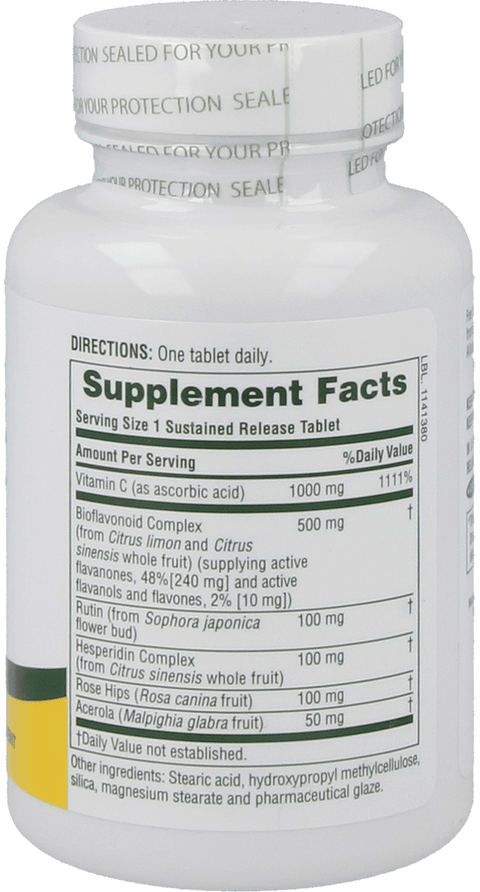 Super C Complex 1.000 mg S/R (60 tablets) - Nature's Plus - Topvitamine