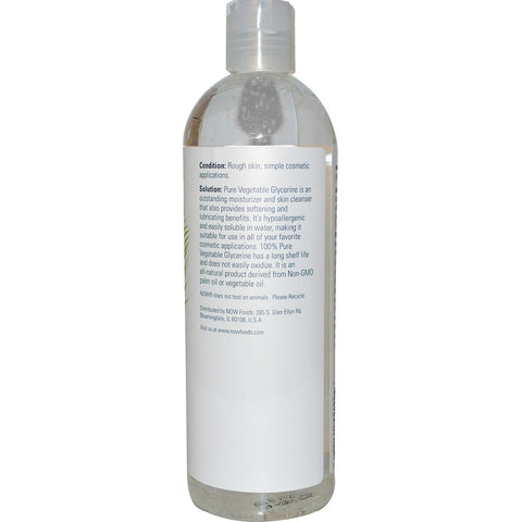 Vegetable Glycerine (473 ml) - Now Foods - Topvitamine