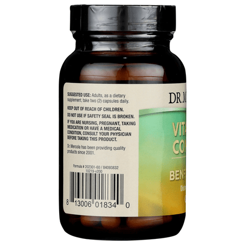 Vitamin B Complex (60 Capsules) - Dr. Mercola - Topvitamine