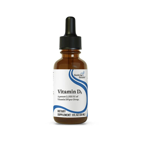 Vitamin D3 drops 2000 iu per drop (30 ml) - Seeking Health - Topvitamine