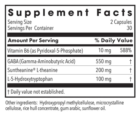 Zen with P5P and 5 - HTP 60 Vegetarian Capsules - Allergy Research Group - Topvitamine