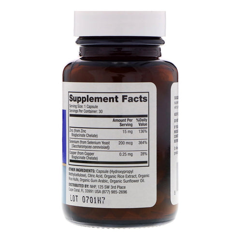 Zinc plus Selenium 15 mg (30 capsules) - Dr. Mercola - Topvitamine