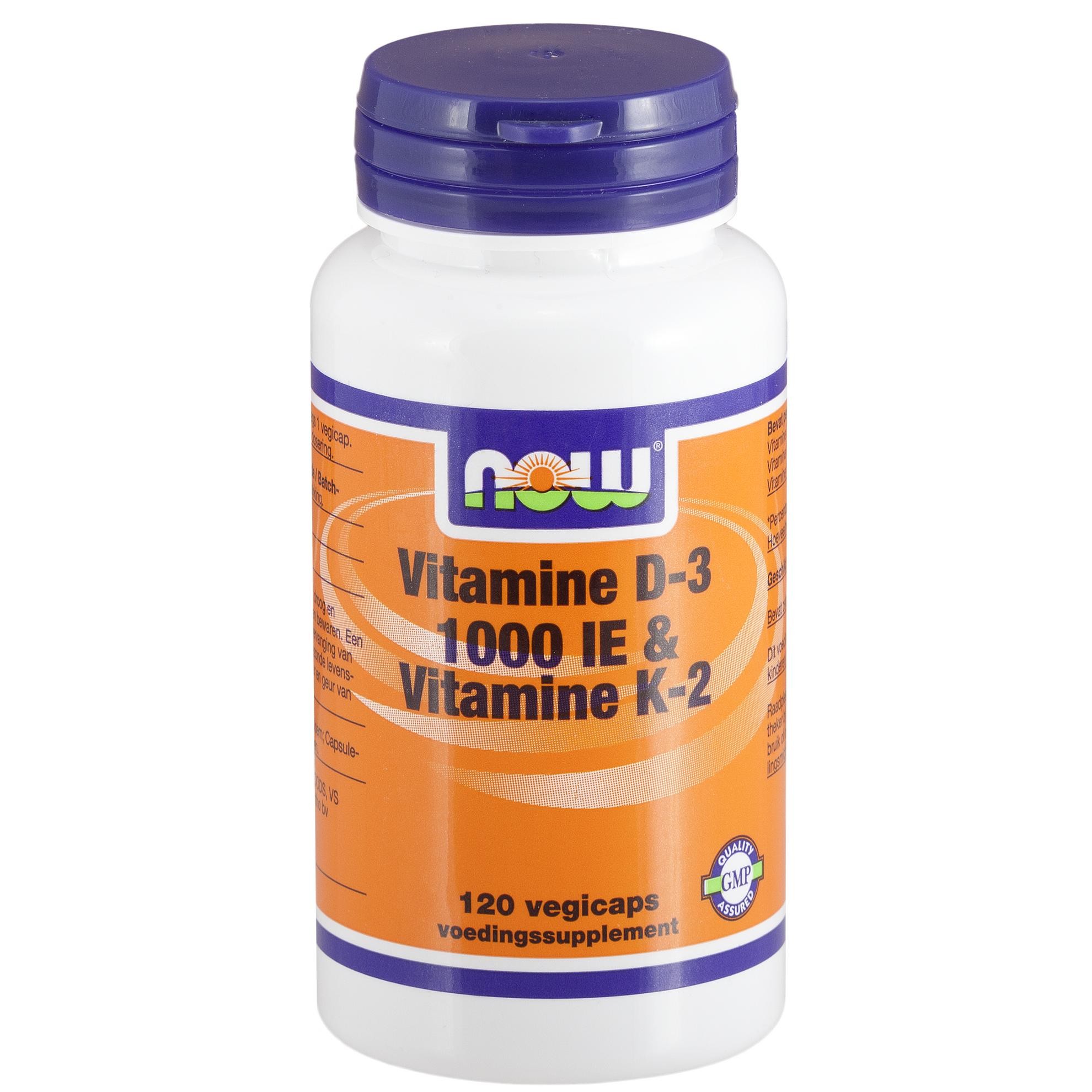 Buy Vitamin D Vitamin D3 & K2 Now Foods